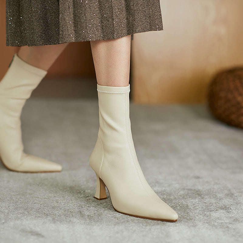 Stiletto Yarım Çizmeler