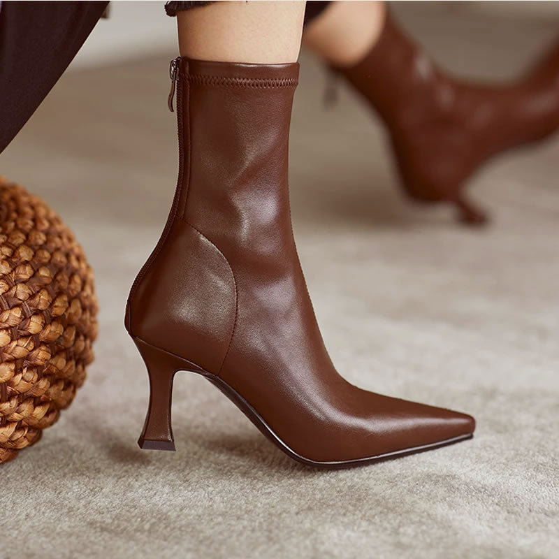 Stiletto Yarım Çizmeler