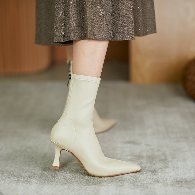 Stiletto Yarım Çizmeler