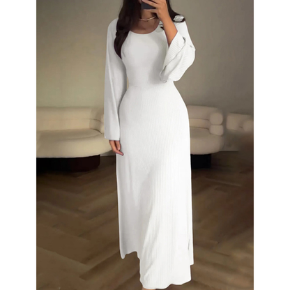 PREMİUM Sonbahar Zarif Vintage Maxi Abiyeler