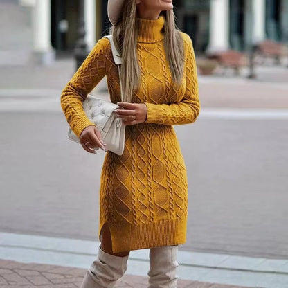 İngiliz Örme Wrap Elbiseler