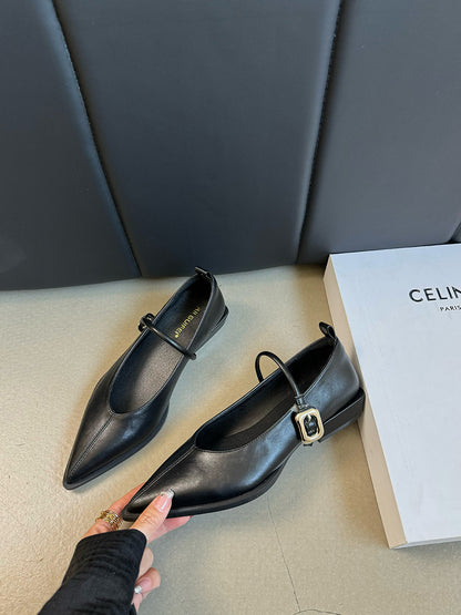 Zarif Sivri Burun Loafer'lar