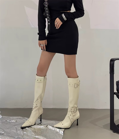 Starlight Rebel Tarz Diz Üstü Çizme