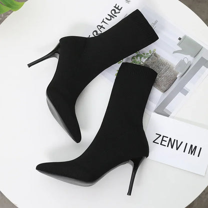 Elegant Topuklu Çizmeler