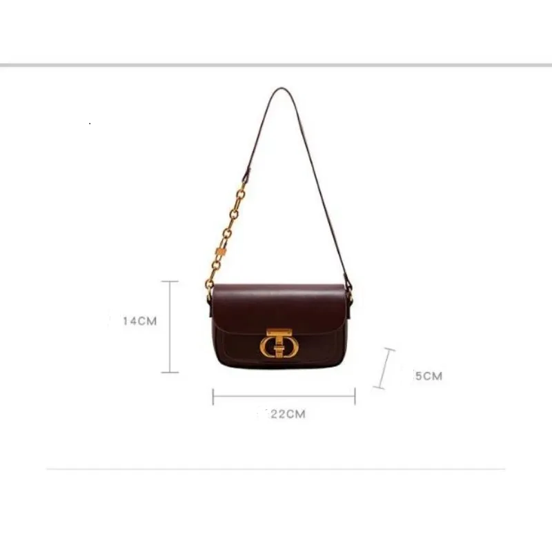 Mektup Kilit Crossbody Çanta