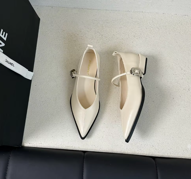 Zarif Sivri Burun Loafer'lar