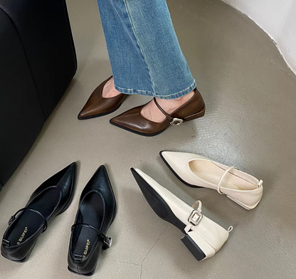 Zarif Sivri Burun Loafer'lar