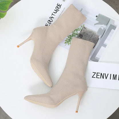 Elegant Topuklu Çizmeler